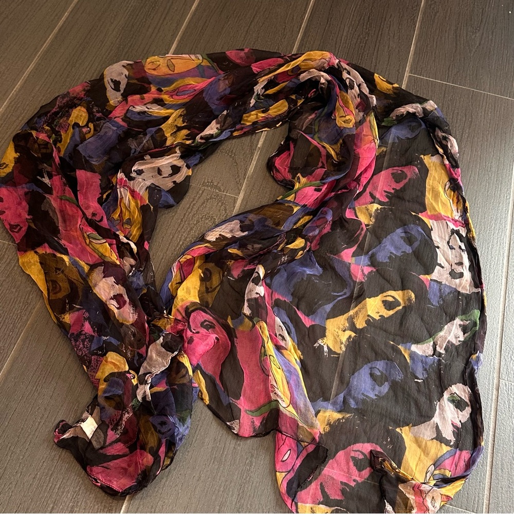 Colorful Abstract Women's Scarf
